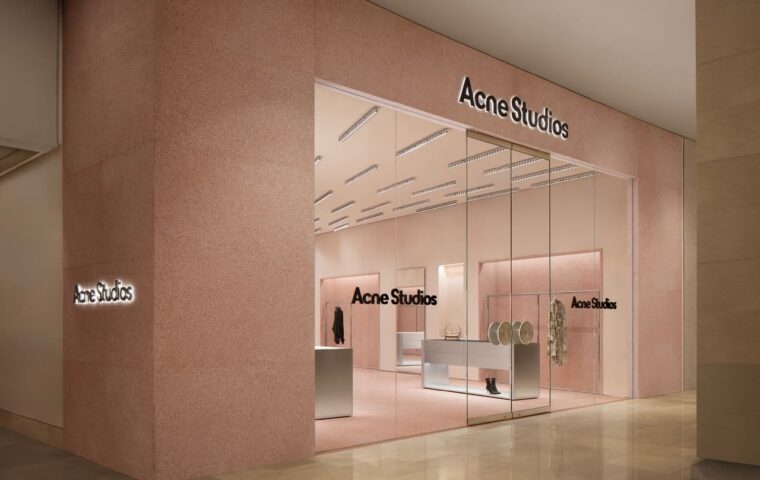 Acne Studios Opens First Malaysia Flagship at Pavilion Kuala Lumpur With a Pink Granite Sculptural Space