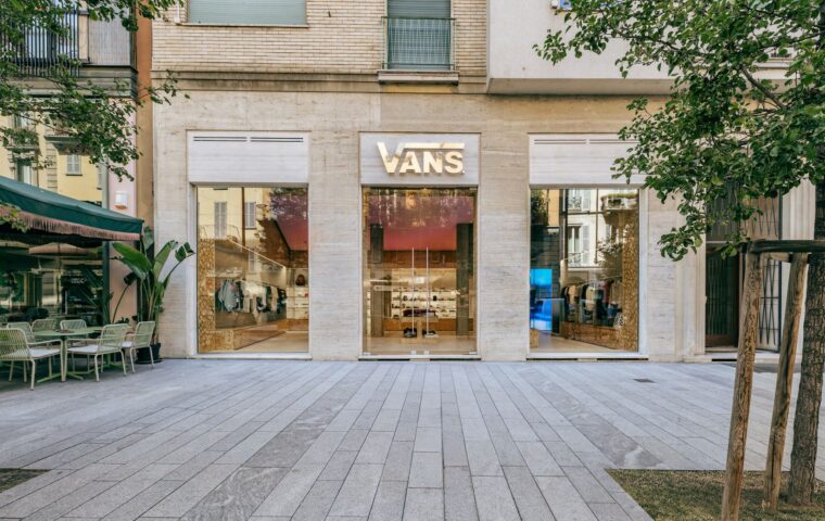 Vans and Andrea Caputo Studio Open a Sunset Toned, Design Led Store in Brera For OTW Collections and Creative Activations