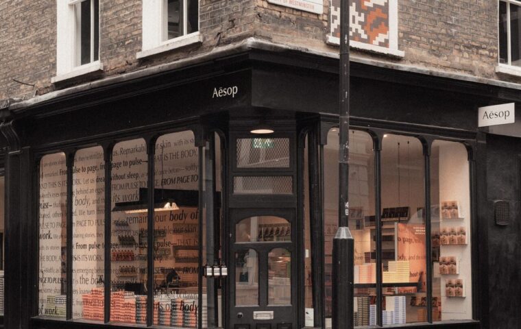 Aesop turns boutiques into Queer and Women’s Libraries giving away empowering books in Berlin Brighton and Taiwan