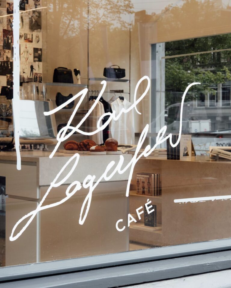 Karl Lagerfeld’s First Ever Cafe With Pantopia Turns Coffee Pastries and Into a Living Karl Universe in Amsterdam