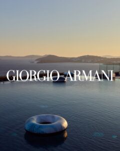 Giorgio Armani Mare 2026 Brings Mediterranean Elegance to Villa Rocher in Mykonos