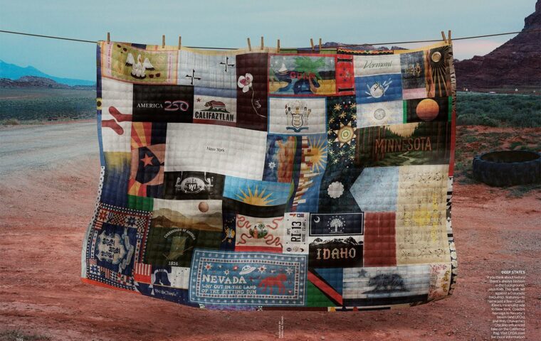 Diane Von Furstenberg Reimagines the Connecticut Flag For United Flags of Fashion at Rockefeller Center