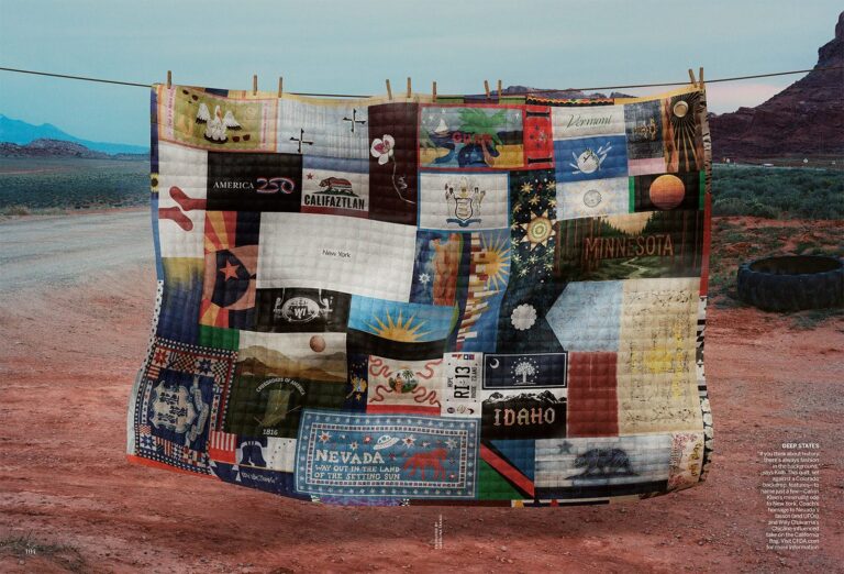 Diane Von Furstenberg Reimagines the Connecticut Flag For United Flags of Fashion at Rockefeller Center