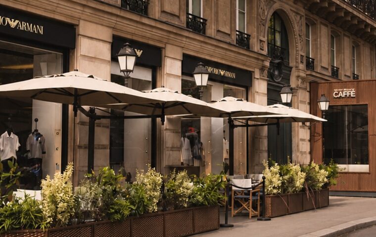 Emporio Armani Caffè Paris Brings Al Fresco Italian Dining to Saint Germain Des Prés