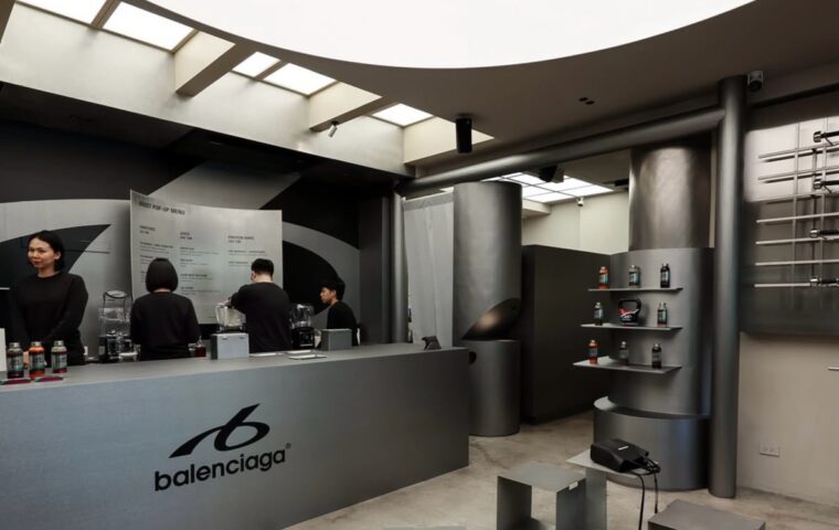 Balenciaga Turns Matcha People Into a Pop-Up Café Blending TechWear, Wellness and Daily Ritual