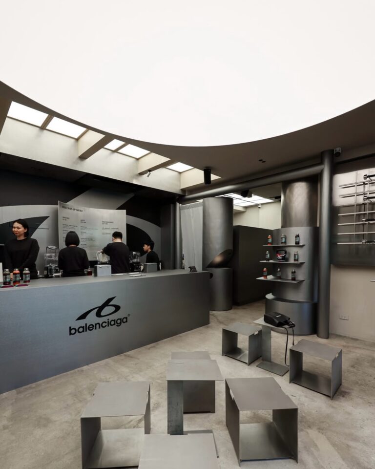 Balenciaga Turns Matcha People Into a Pop-Up Café Blending TechWear, Wellness and Daily Ritual