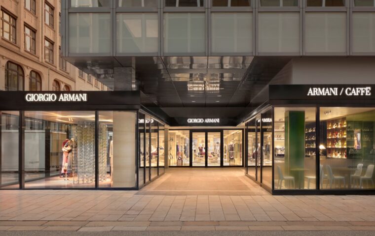 Giorgio Armani Opens New Boutique and Armani/Caffè on Hamburg’s Neuer Wall
