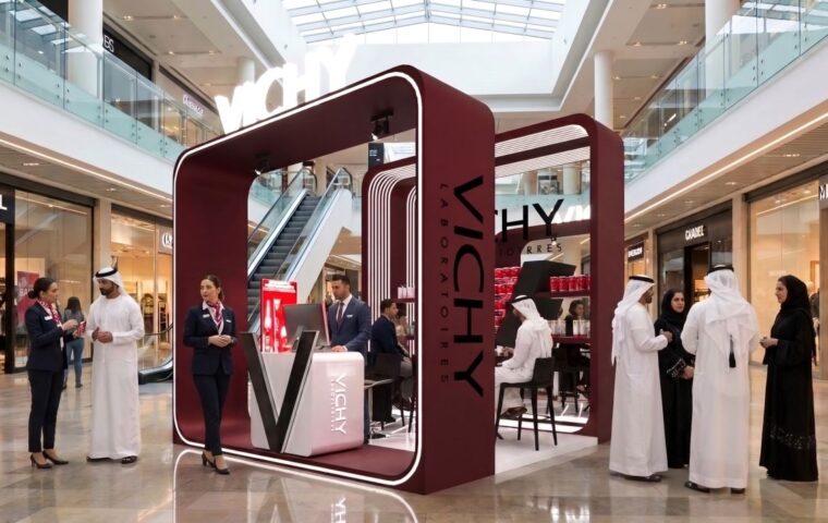 Vichy Kiosk Concept Blends Skin Health Science With Open Mall Retail Design