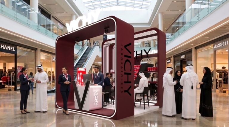 Vichy Kiosk Concept Blends Skin Health Science With Open Mall Retail Design