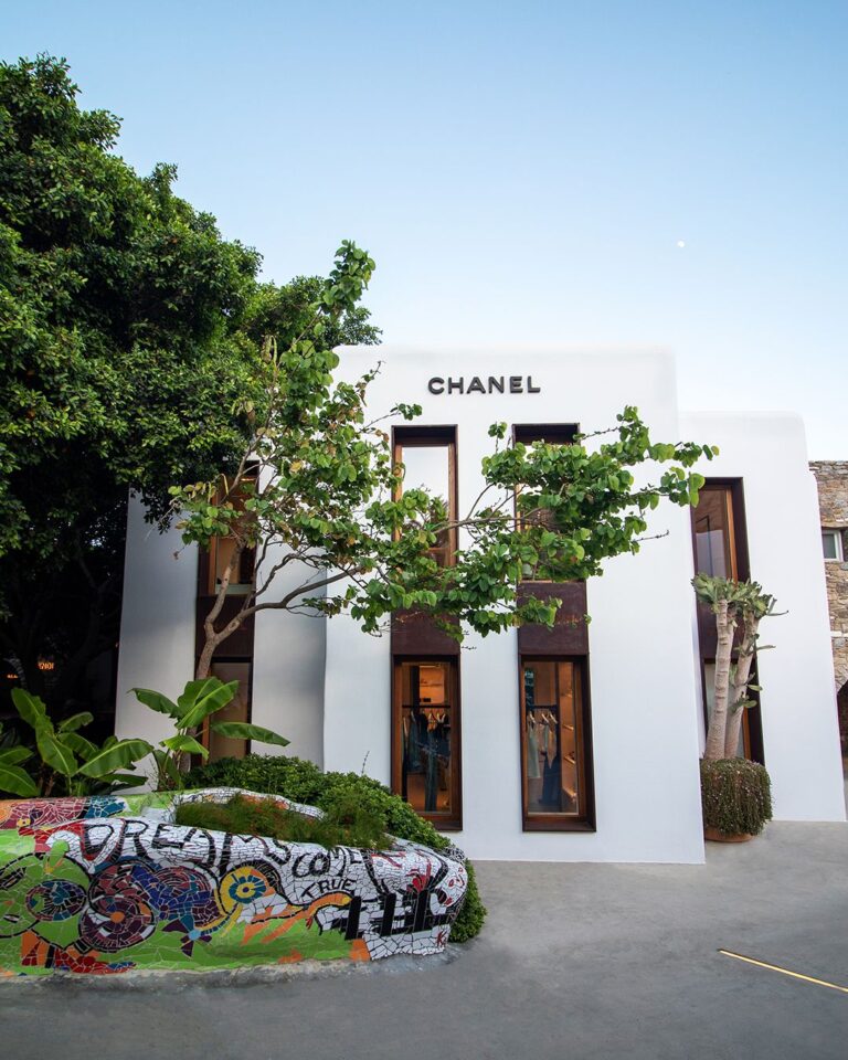 CHANEL Turns its Mykonos Boutique into a Refined Expression of Cycladic Architecture