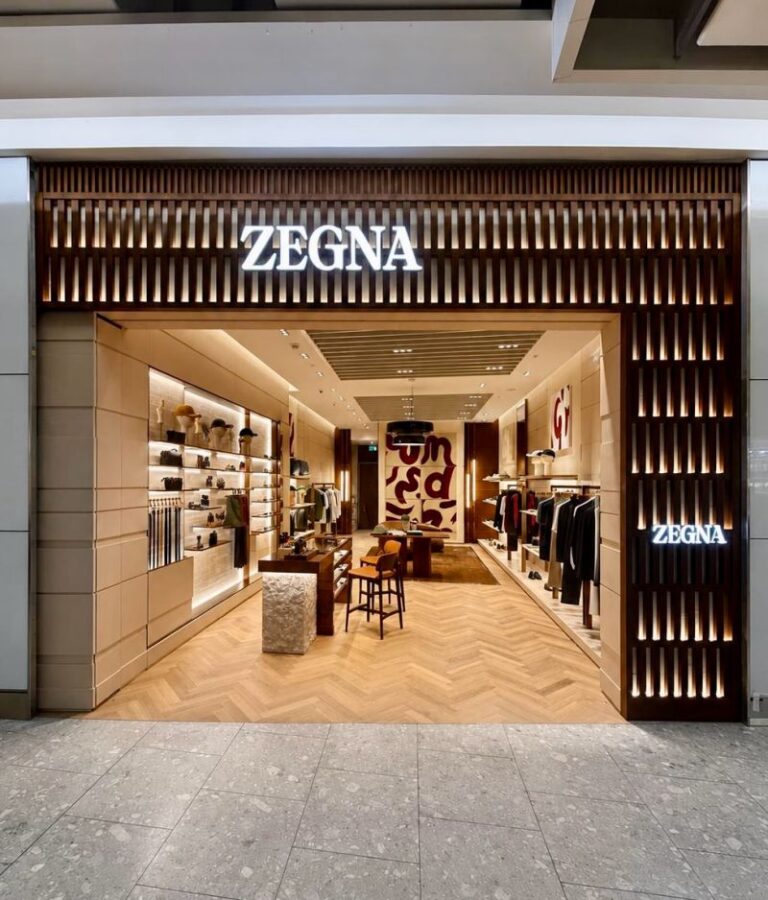 ZEGNA Brings Italian Menswear and Oasi Inspired Design to Heathrow Terminal 5