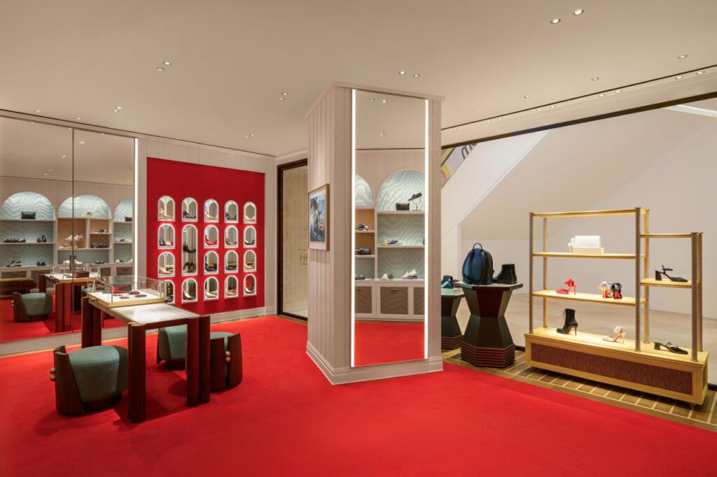 Christian Louboutin Brings Its Signature Red Boat on the Nile Concept to Saigon Centre