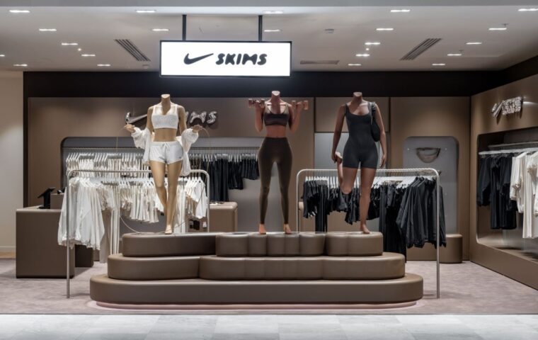 NikeSKIMS Launches Shop-In-Shop To Expand Performance Activewear into Physical Stores