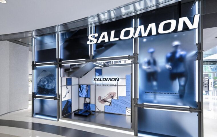 Salomon Opens a 728 Square Metre Flagship in Beijing With JISOO