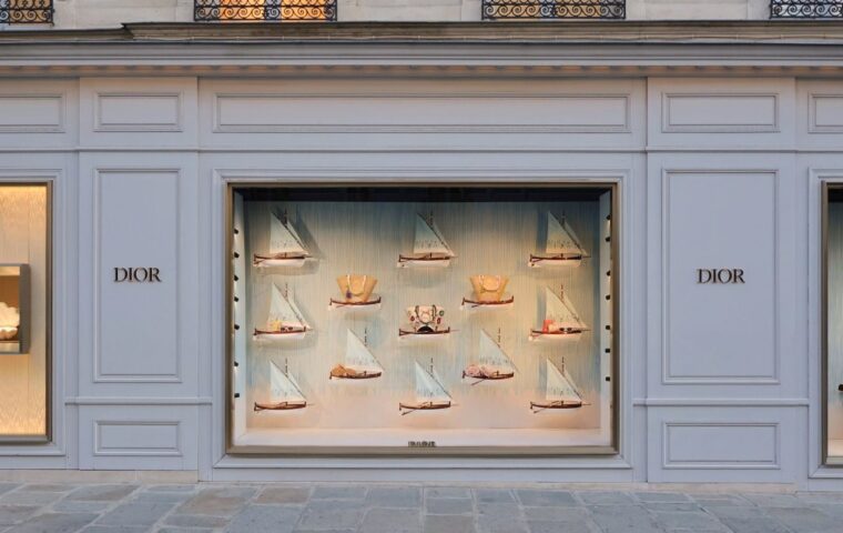 Dioriviera Brings Colourful Sailing Boat Windows to Dior Boutiques Worldwide