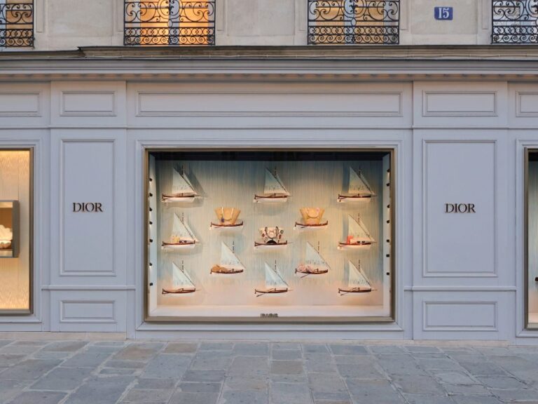 Dioriviera Brings Colourful Sailing Boat Windows to Dior Boutiques Worldwide