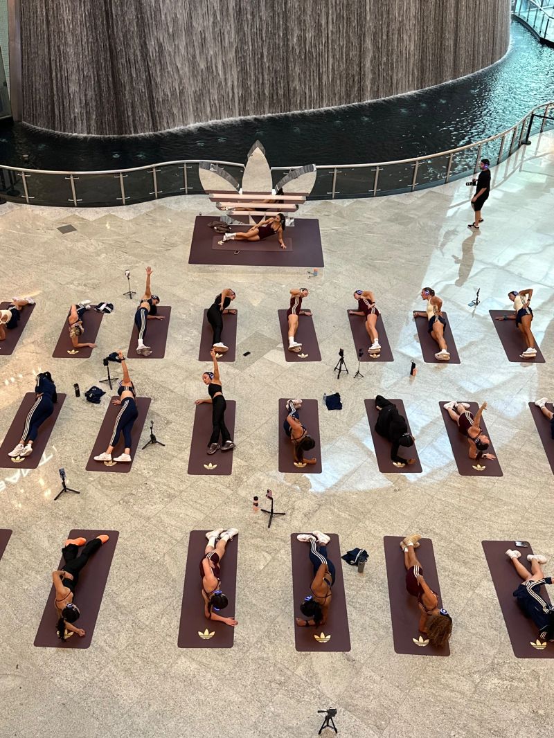 Adidas Uses Dubai Mall to Turn Originals Sport Into a Community Workout
