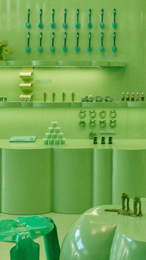Oatly Brings Matcha Magic to Berlin With Its Monochrome Green Experience