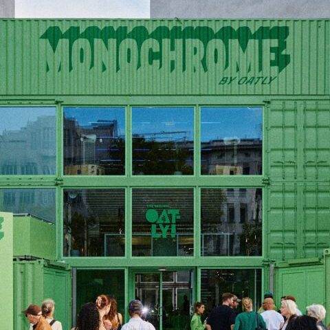 Oatly Brings Matcha Magic to Berlin With Its Monochrome Green Experience