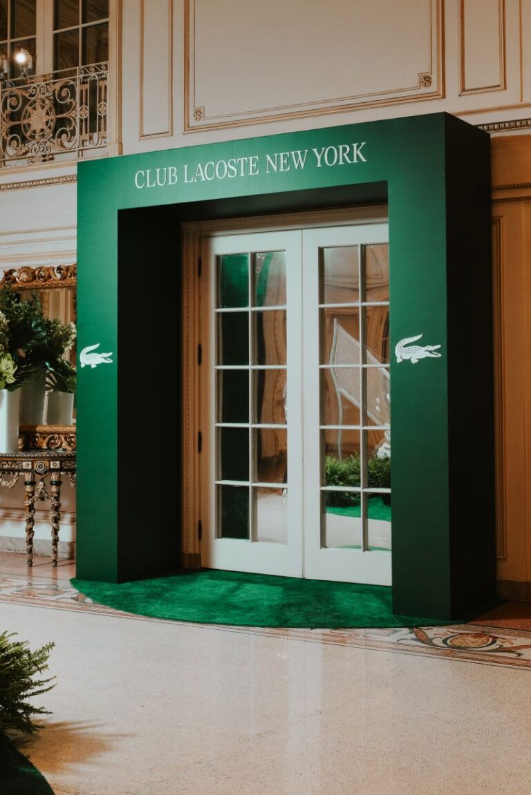 Lacoste Takes Over The Plaza in New York for the Final Major Tennis Season
