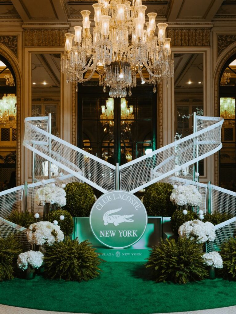 Lacoste Takes Over The Plaza in New York for the Final Major Tennis Season