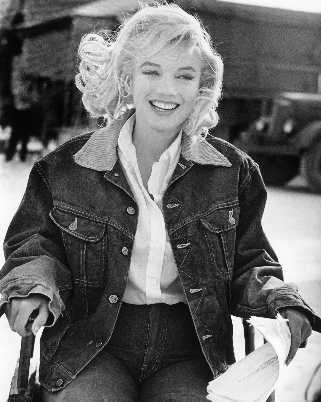 Lee x Marilyn Monroe capsule collection Storm Rider jacket campaign