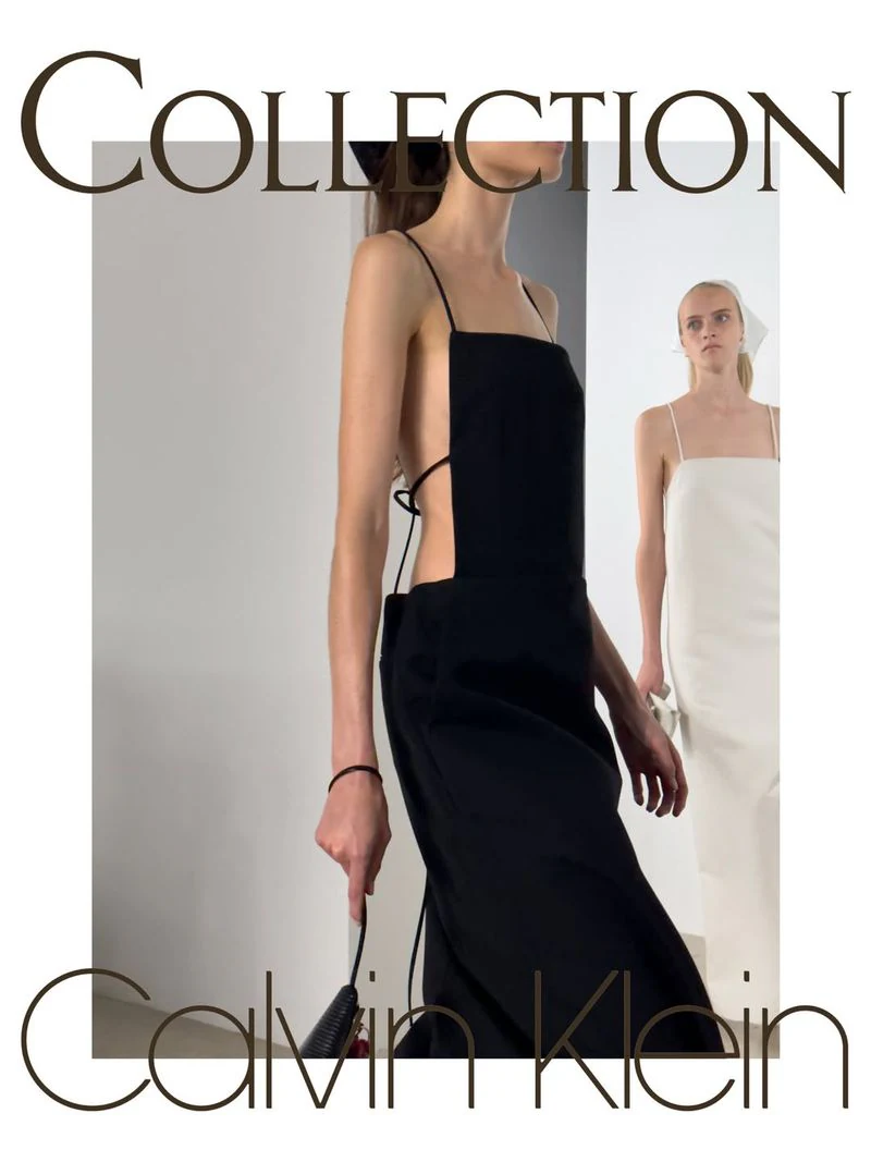 Models in the Calvin Klein Collection Spring 2026 campaign.