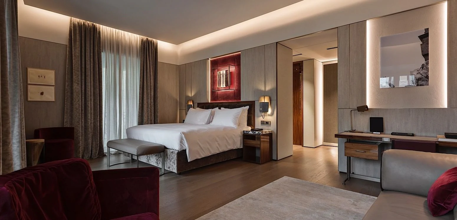 Suite 1 interior at Fendi Private Suites in Rome.