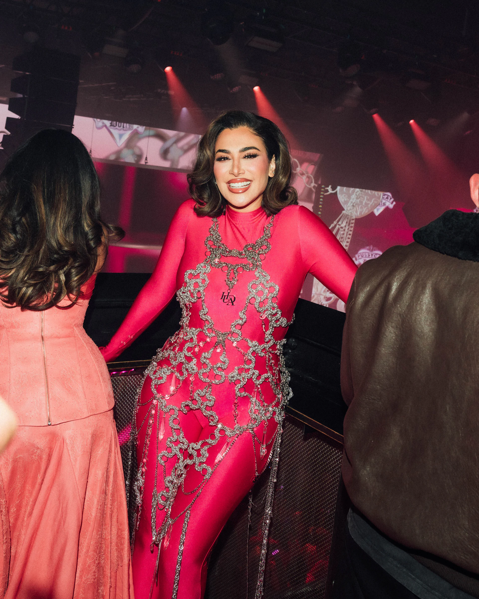 Huda Kattan at Huda Beauty's Easy Bake Intense Eau de Parfum launch.