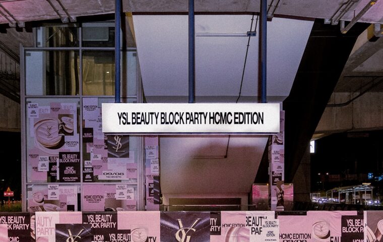 YSL Beauty Turns Ho Chi Minh City Metro Space Into a Beauty Block Party
