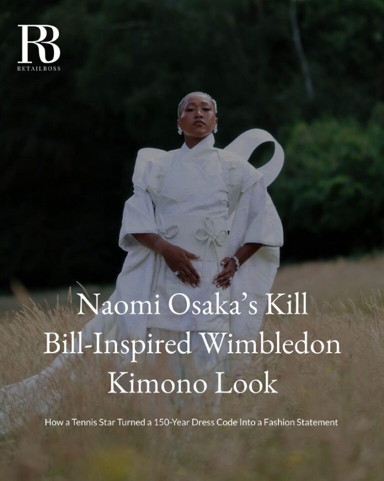 Naomi Osaka’s Kill Bill-Inspired Wimbledon Kimono Look