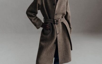 Polo Ralph Lauren Fall 2026 womenswear campaign featuring layered autumn outerwear in classic seasonal fabrics.