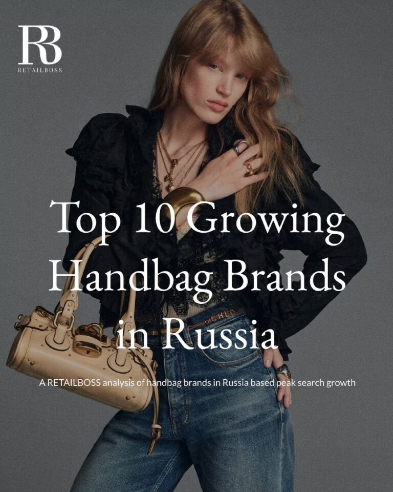 Top 10 Growing Handbag Brands in Russia