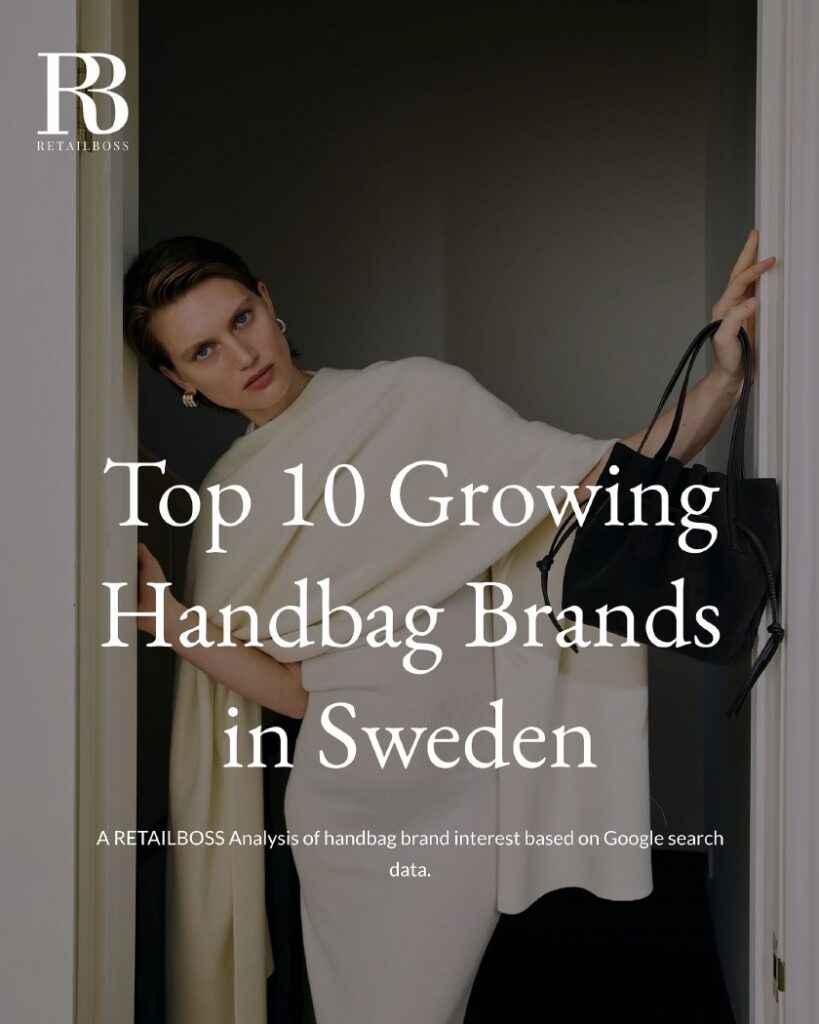 Top 10 Growing Handbag Brands in Sweden report page 1