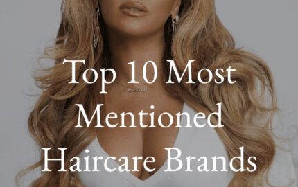 Top 10 Most-Mentioned Haircare Brands by Influencers report page 1