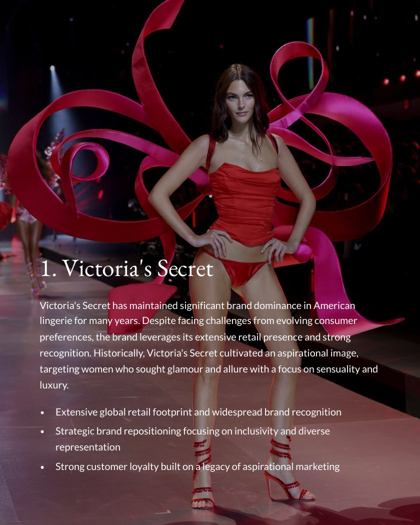 Top 10 Lingerie Brands Leading the US Market report page 3