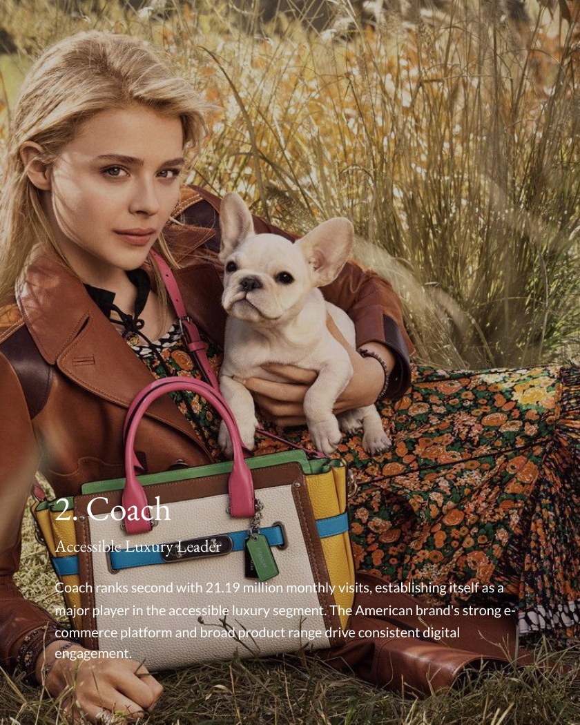 Top Luxury and Jewelry Brands by Website Traffic report page 4