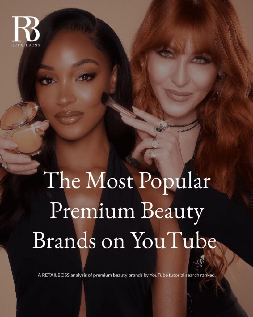 Top Premium Beauty Brands on YouTube report page 1