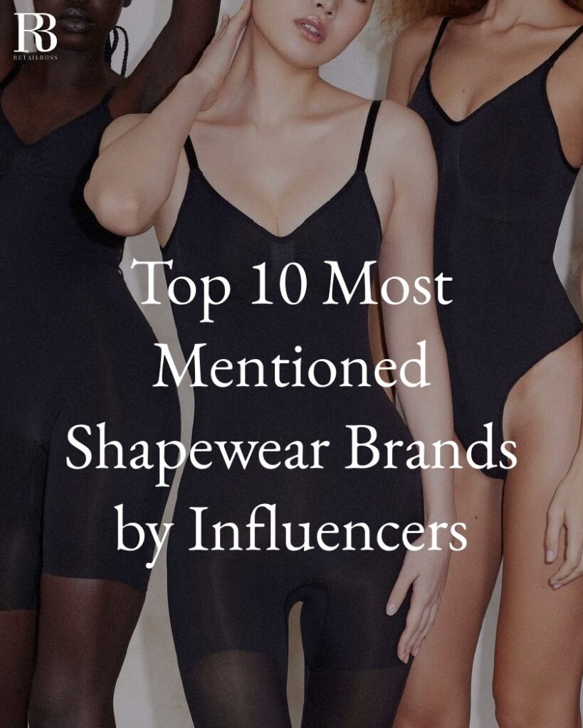 Top 10 Most-Mentioned Shapewear Brands by Influencers report page 1