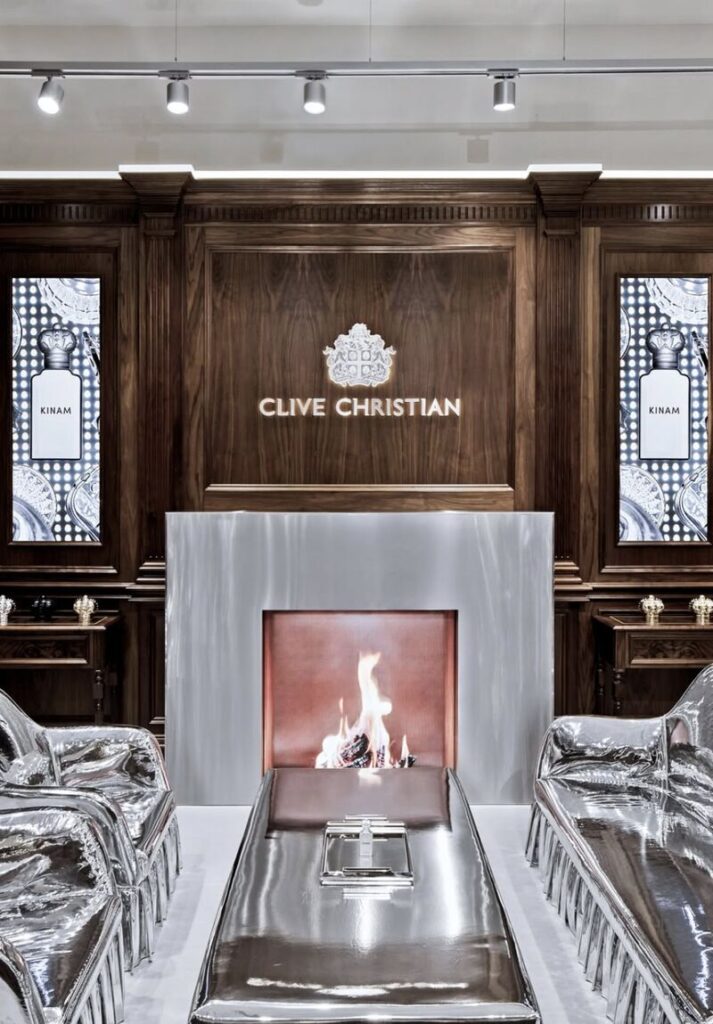 Clive Christian Opens a Radical Dubai Mall Flagship With Victorian Woodwork and Chrome Sofas
