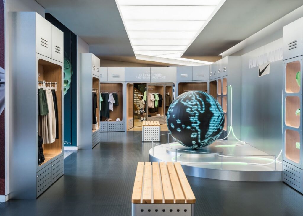 Nike Takes Over Its Oxford Circus Flagship With the New Mind 001 Cucumber Calm Experience