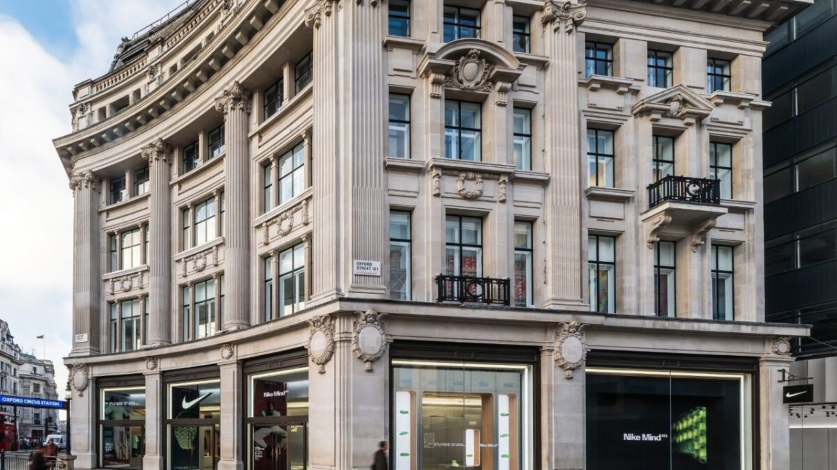 Nike Takes Over Its Oxford Circus Flagship With the New Mind 001 Cucumber Calm Experience