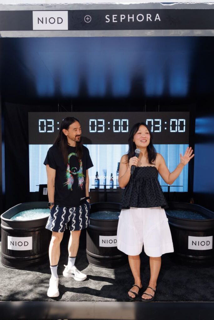 NIOD Launches at 200 Sephora Stores With Steve Aoki Leading a Los Angeles Cold Plunge Experience