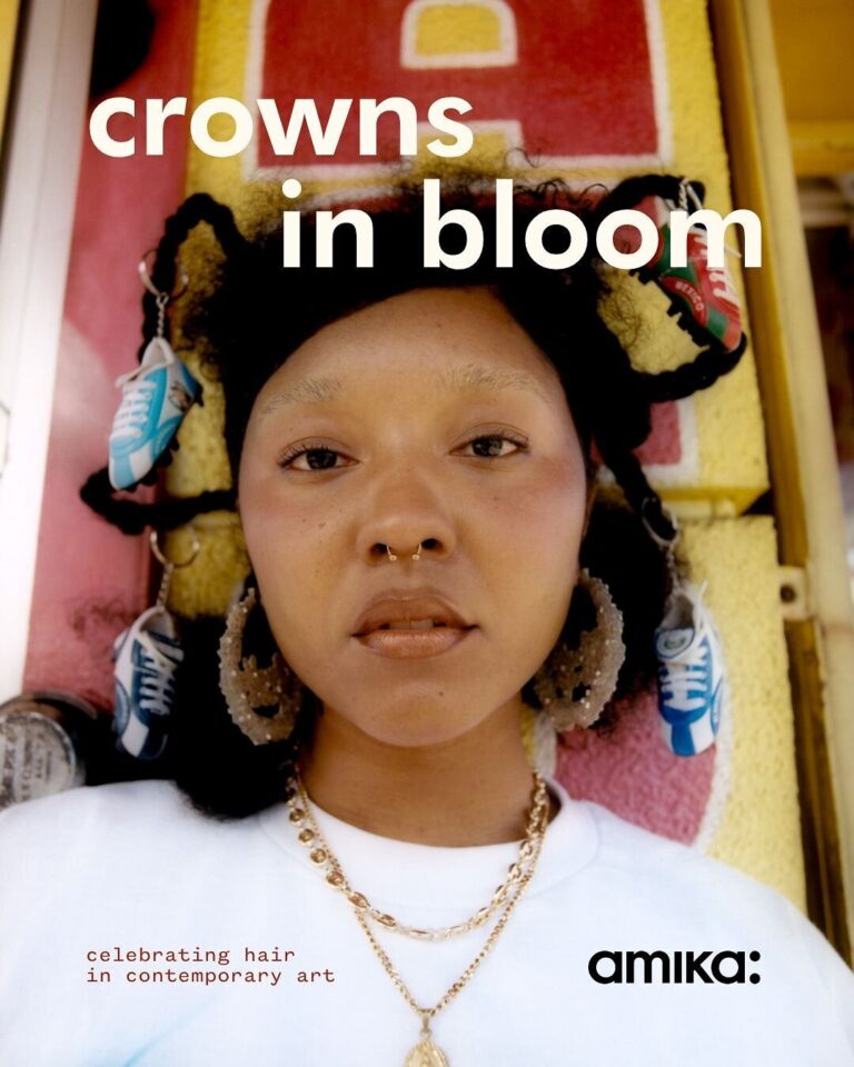 Artwork for amika's Crowns in Bloom campaign