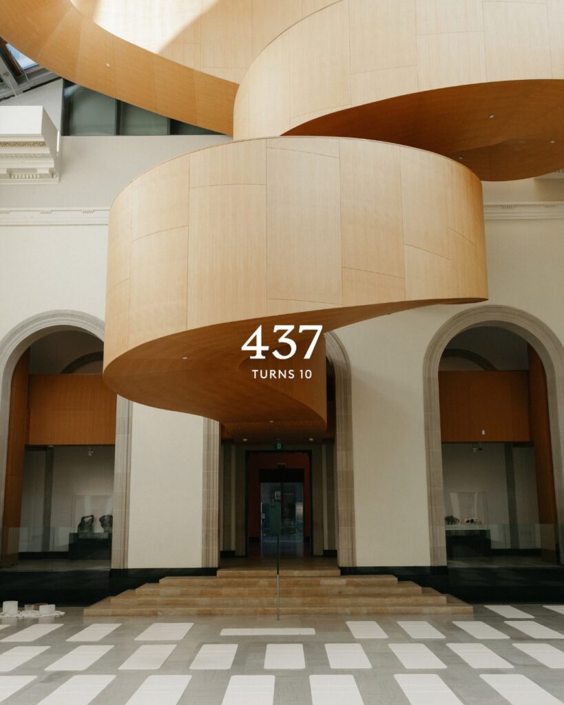 437 10th-anniversary entrance installation at the Art Gallery of Ontario in Toronto