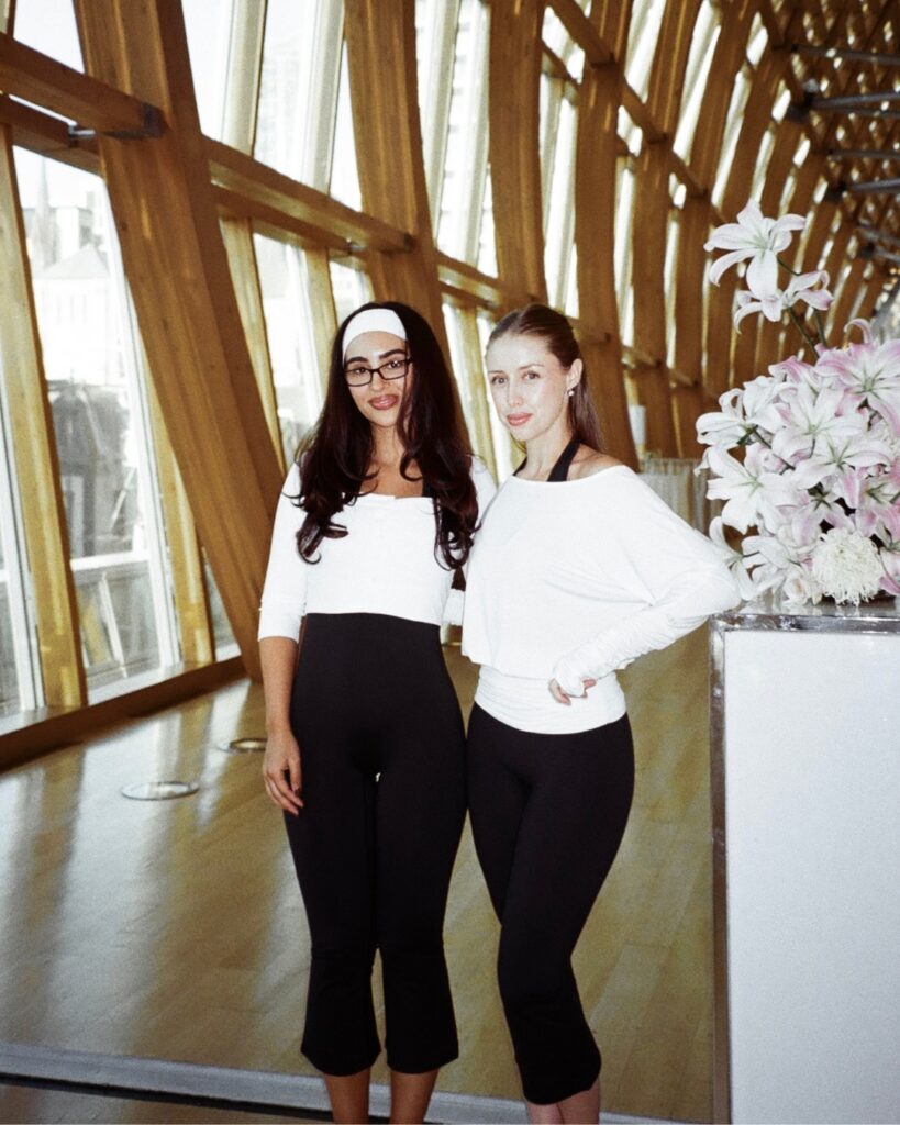 437 co-founders Hyla Nayeri and Adrien Bettio at the Toronto anniversary event