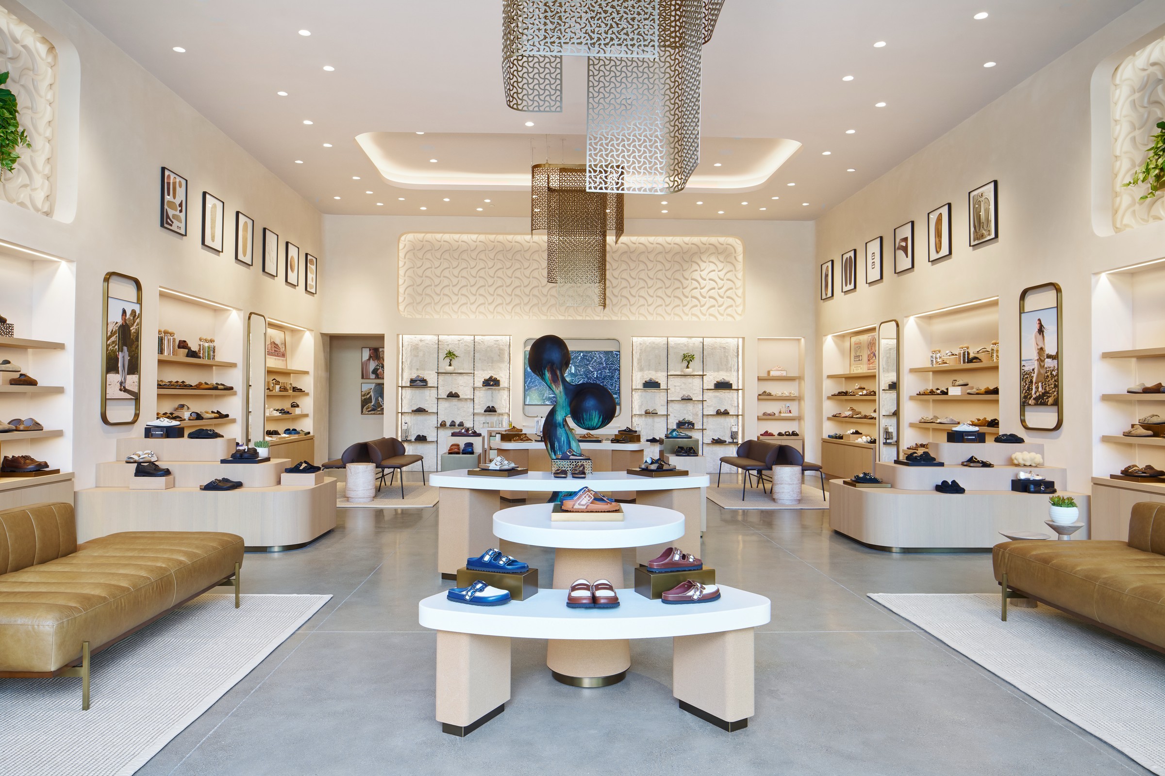 Interior of the BIRKENSTOCK Malibu retail store