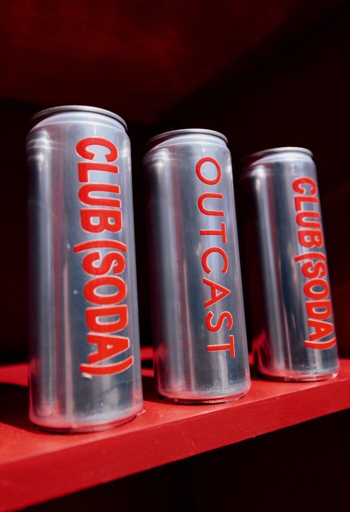Club Soda Bodega Prop Detail at Outcast Clothing’s Portola Festival pop-up