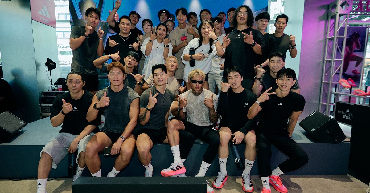 Participants at adidas Hybrid Port Seoul