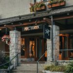 Entrance to the Arc’teryx store in Whistler